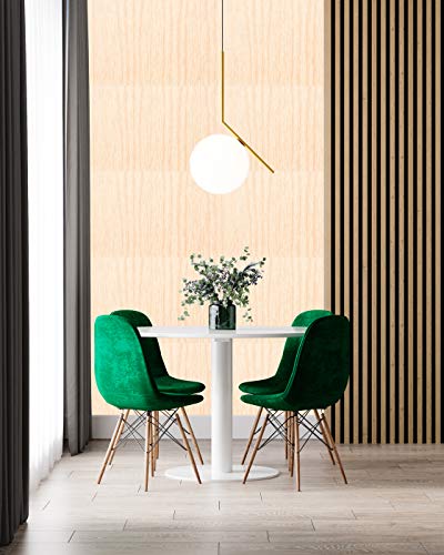 Image of DWELLSINDIA Wooden Self Adhesive Wallpaper Peel & Stick, Waterproof, Scratch Resistant, Laminated (41cm x 244cm,Wood, Beige)
