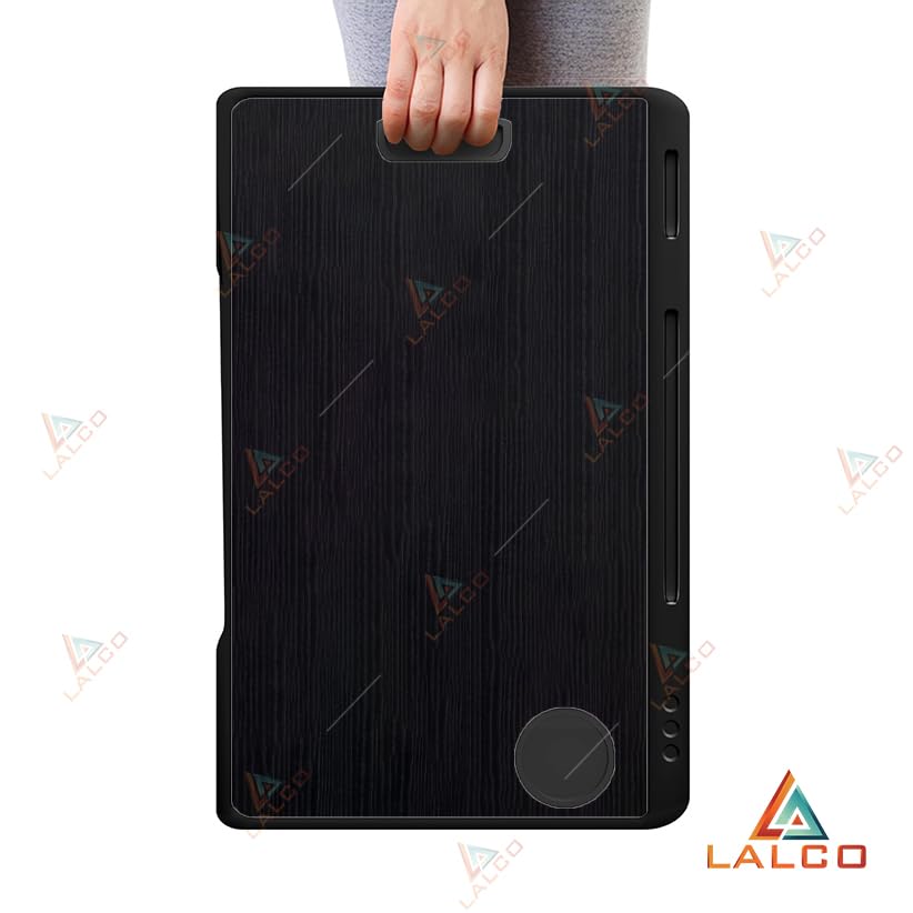 Laptop Table Premium Foldable Wooden Mini Laptop Table for Bed, Study Table with Drawer, Tablet/Mobile Holder for Kids & Adults ~~ (U$-COTTED Black) 3 51MfwZ8CiQL