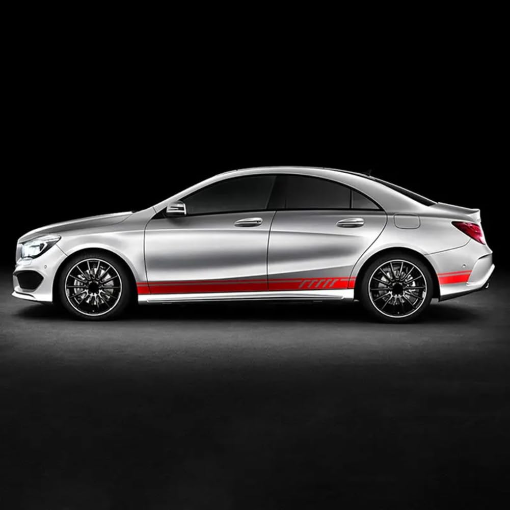 Calcomanía de Franjas Laterales, para Benz C117 X117 W117 C118 X118 CLA Clase CLA45 AMG CLA35