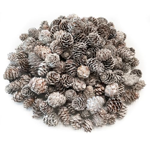 Kesxaus Tannenzapfen Weihnachten Tannenzapfen Kunstschnee Tannenzapfen...