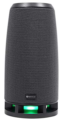 Rockville Rockship 50 Watt Portable Bluetooth Speaker W/Led Lights+Radio/Usb/Aux #TOP4