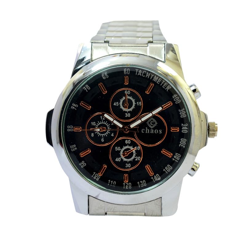 Analog Casual Stainless Steel Chain Mens Wrist Watch (Analog Watch for Men) CHS0108 (B0D6WMGRK4) Amazon Price History, Amazon Price Tracker