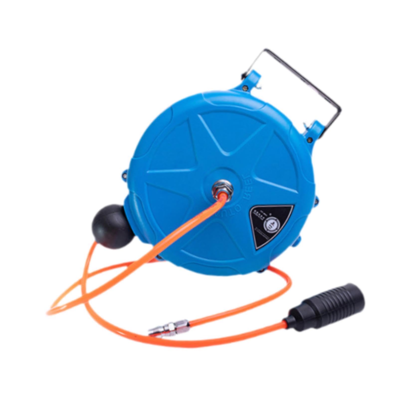 Retractable Air Hose Reel Air Hose Reel Easily Installation Enclosed with Air Hose Quick Coupler Air Compressor Hose Reel