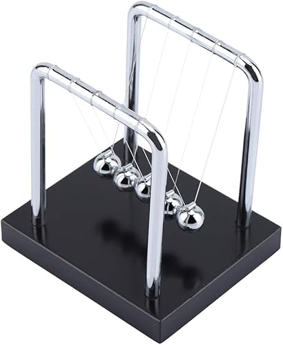 Miniatura 2 de Newton's Cradle - Bolas de equilibrio de juguete, bolas de péndulo de ciencia de la física, kits educativos, juguete divertido de escritorio, regalo