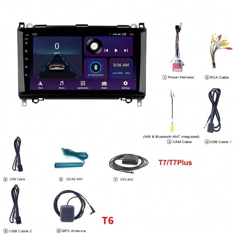 Carplay Inalámbrico Coche para KIA Optima con Llamadas Manos Libres Bluetooth y Mirror Link 6