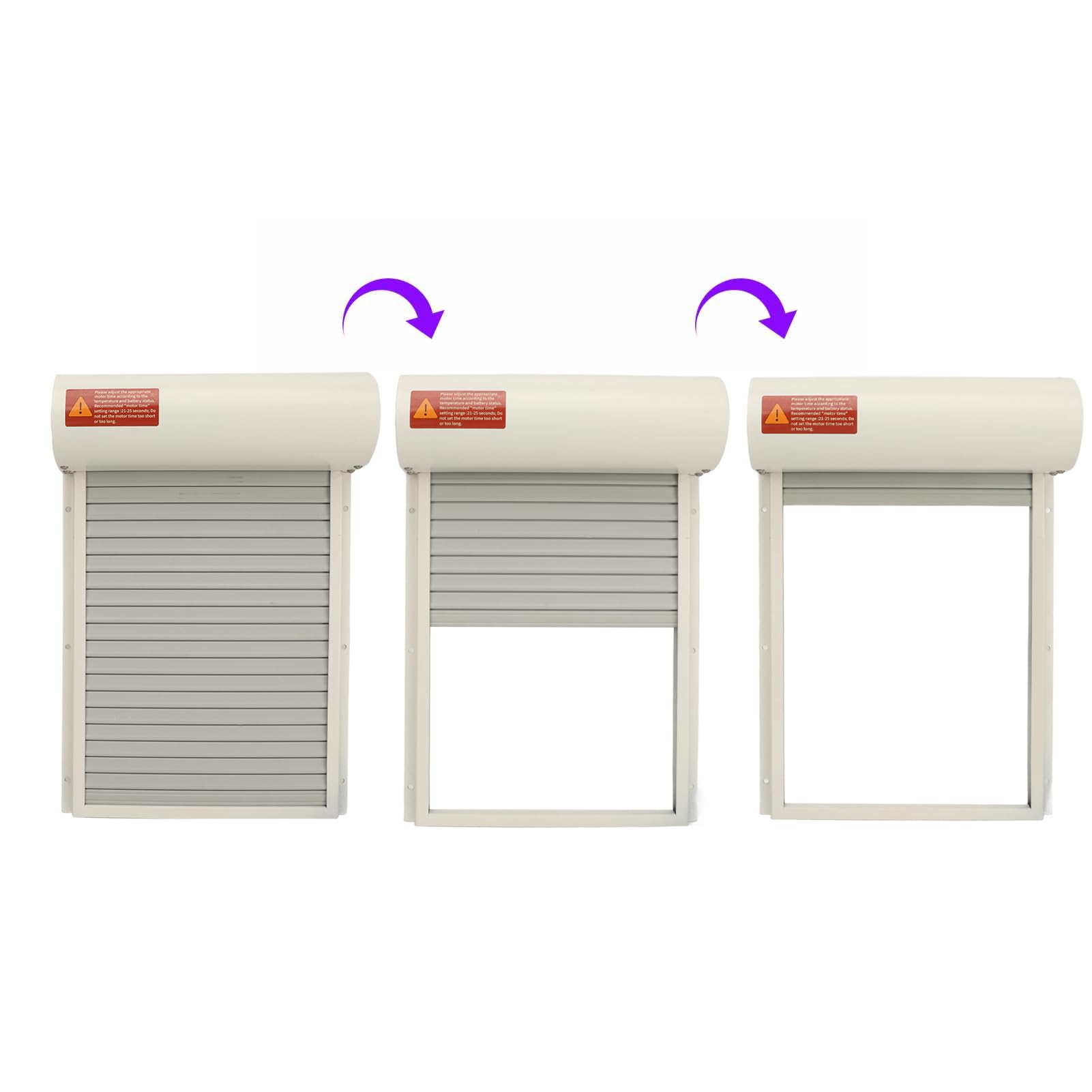 Puerta Automática para Gallinero con Energía Solar, Sensor de Luz y Temporizador, Abridor LED con Control Remoto para Granja Doméstica (Blanco)