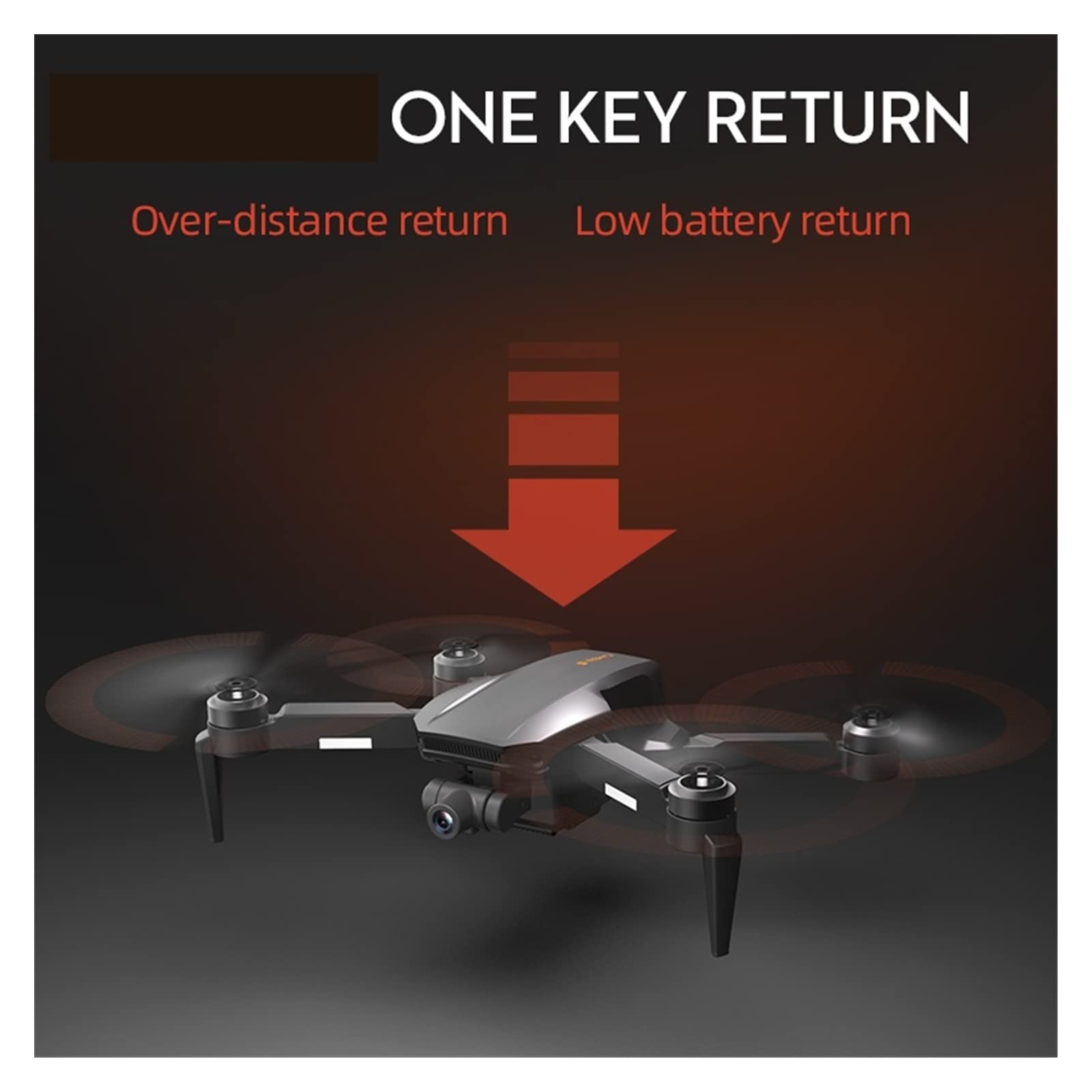 Drone Drone Profesjonalna kamera 4K HD Gimbal Dron Bezszczotkowa fotografia lotnicza WiFi FPV GPS Składane RC Quadcopter Drony (Kolor: bezszczotkowy-szary-4K-3B Rozmiar: 1) (Bezrdzeniowy Blk)