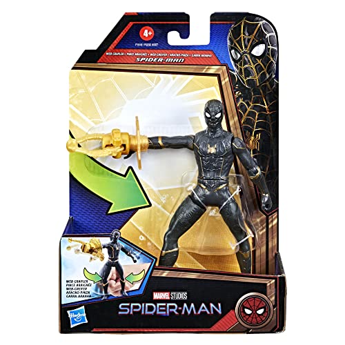 Spider-Man Marvel 6-Inch Deluxe Web Grappler Movie-Inspired Action Figure Toy With Attack Feature, For Kids Ages 4 And Up #TOP5