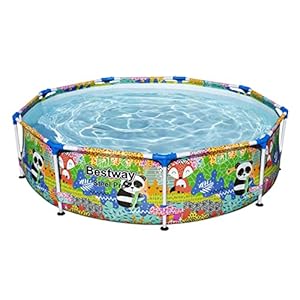 Bestway Steel Pro Frame zwembad, 274 x 66 cm, zonder pomp, rond, tailleband
