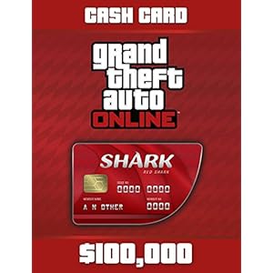 Grand Theft Auto V: G Red Shark Cash Card – PS4 [Digital Code]