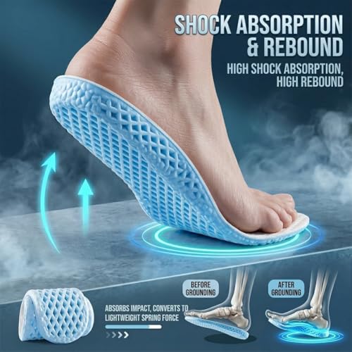 3 pares plantillas frescas con ventilación, talla 45-46 miniatura 2