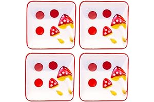 Mushy Cloud Sushi Dipping Bowls, 3D Food Grade Dish Saucers, Snack Dishes...