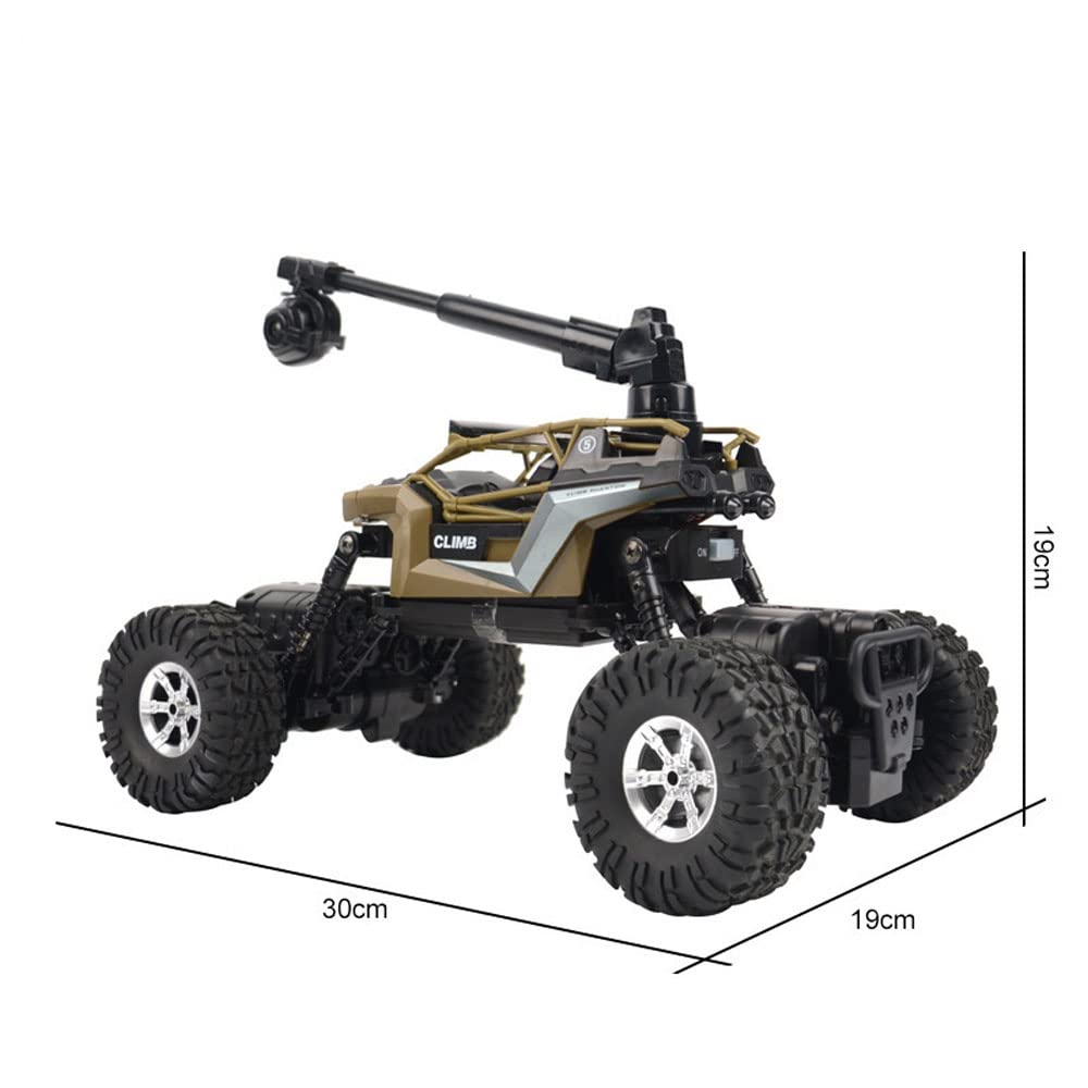 RC Cars 1/16 Scale Off-Road Remote Control Truck Remote Control Car with 480P HD FPV Camera High Speed Monster Trucks for Kids Adults Gift for Boys and Girls