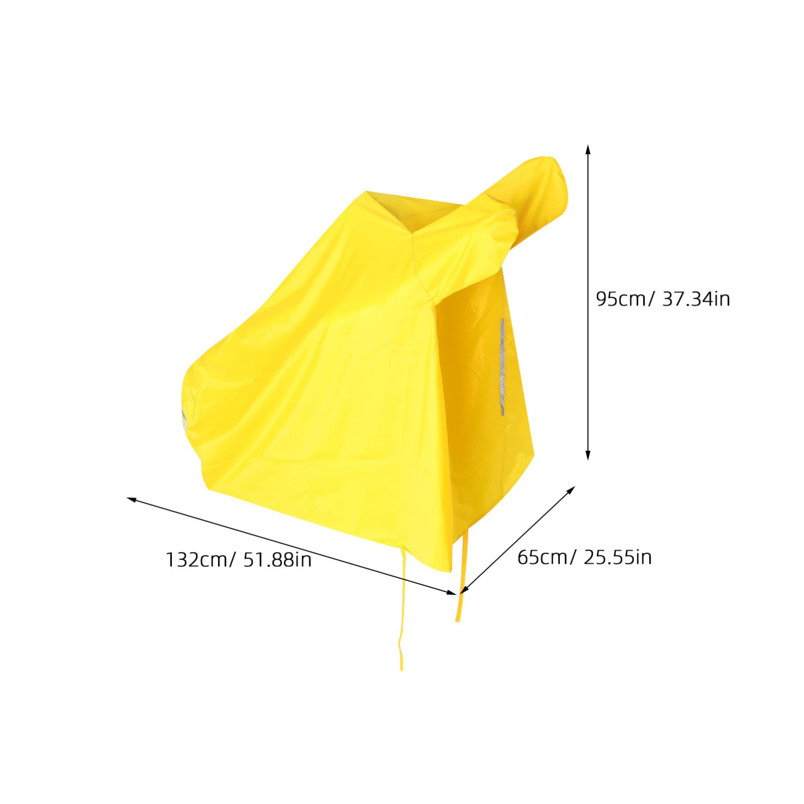 Housse de Moto Étanche Jaune 3XL en Tissu Oxford, Protection Extérieure | Anti-poussière, Protection Soleil et Pluie, Format 1 Pièce, Usage Vélo et Trottinette Électrique