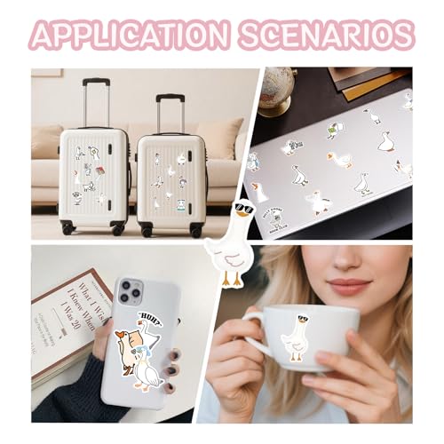 Stickers oie rigolote pour masquer les rayures de vos objets - 7