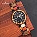 BOBO BIRD Women Wood Watches Colorful Wood WristWatches Week & Date Display Multifunction Handmade Quartz Watch Sport Chronograph Unique Wristwatch