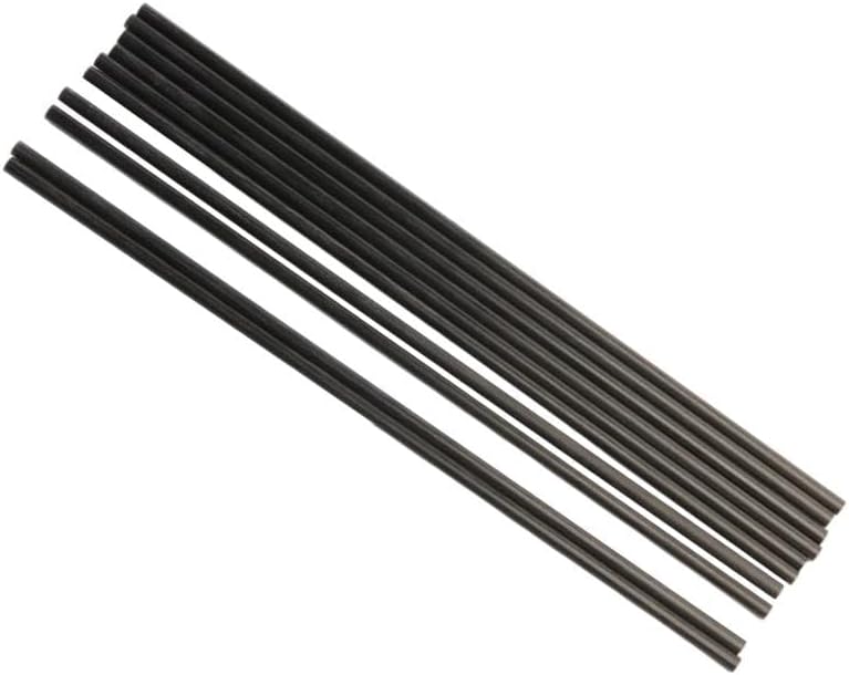 10pcs~1pcs Solid Carbon Fiber Rod 18mm 14mm 12mm 8mm 3mm Reinforcement Rod High Strength Light Weight For DIY Length 250mm 500mm(10x250mm 1pcs)