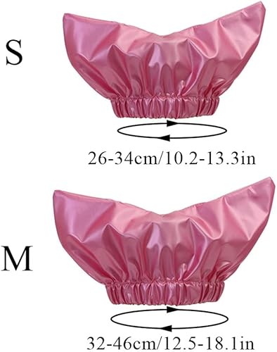 Miniatura 2 de 1 gorro de ducha para mascotas, gorro de ducha reutilizable para perro, sombrero ajustable para mascotas, gorro de ducha para gatos (M, rosa)