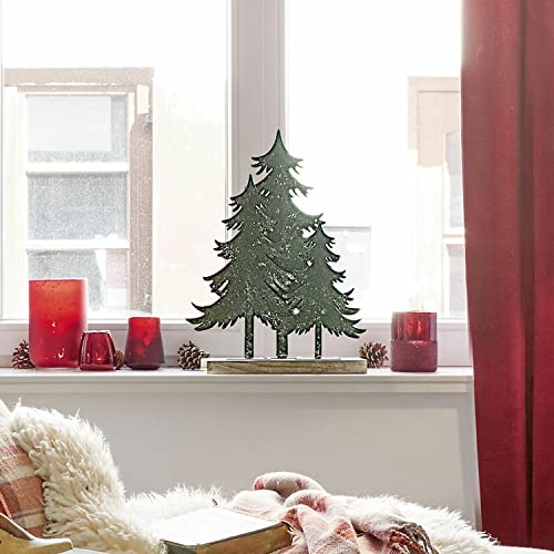 Loberon® Alberi Decorativi Filiz, Ferro, Legno di