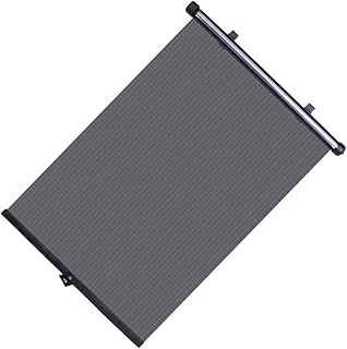 COOLHIYA Para-sol de carro de rolo para-sol para-sol para carro para-sol para janelas de carro para-sol de janela automotiva para-sol de janela lateral de carro cortinas de rolo de carro protetor solar para carro para-sol encolhimento
