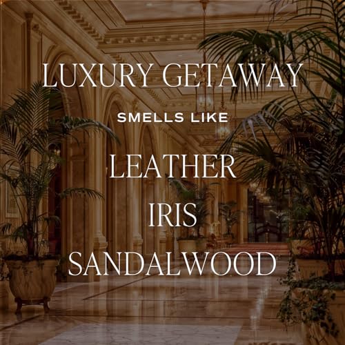 Image of Sweet Water Decor Luxury Getaway Reed Diffuser Set - Room Diffuser with Leather, Amber & Musk Scent - Reed Diffuser for Bathroom Lasts for 4 Months - Home Diffuser with Premium Fragrance Oils