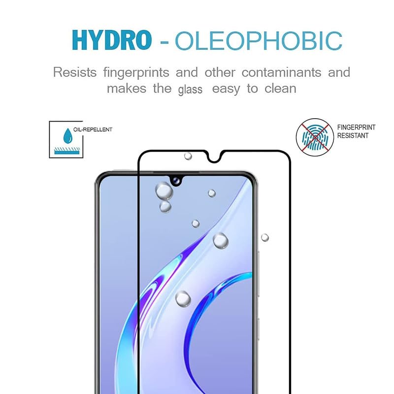 Image of Gorilla Extra Strong Premium HD+ Hammer Glass for Samsung Galaxy M34 5G Edge to Edge Full Coverage Fingerprint and Oil Resistant with Easy Installation Kit [Pack of 1 Tempered Glass]