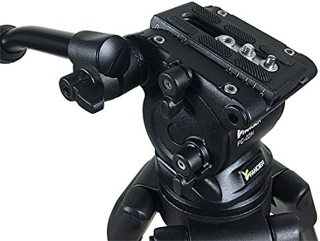 Fancierstudio Professional Heavy Duty Video Camcorder Tripod Fluid Drag Head Kits FC270A