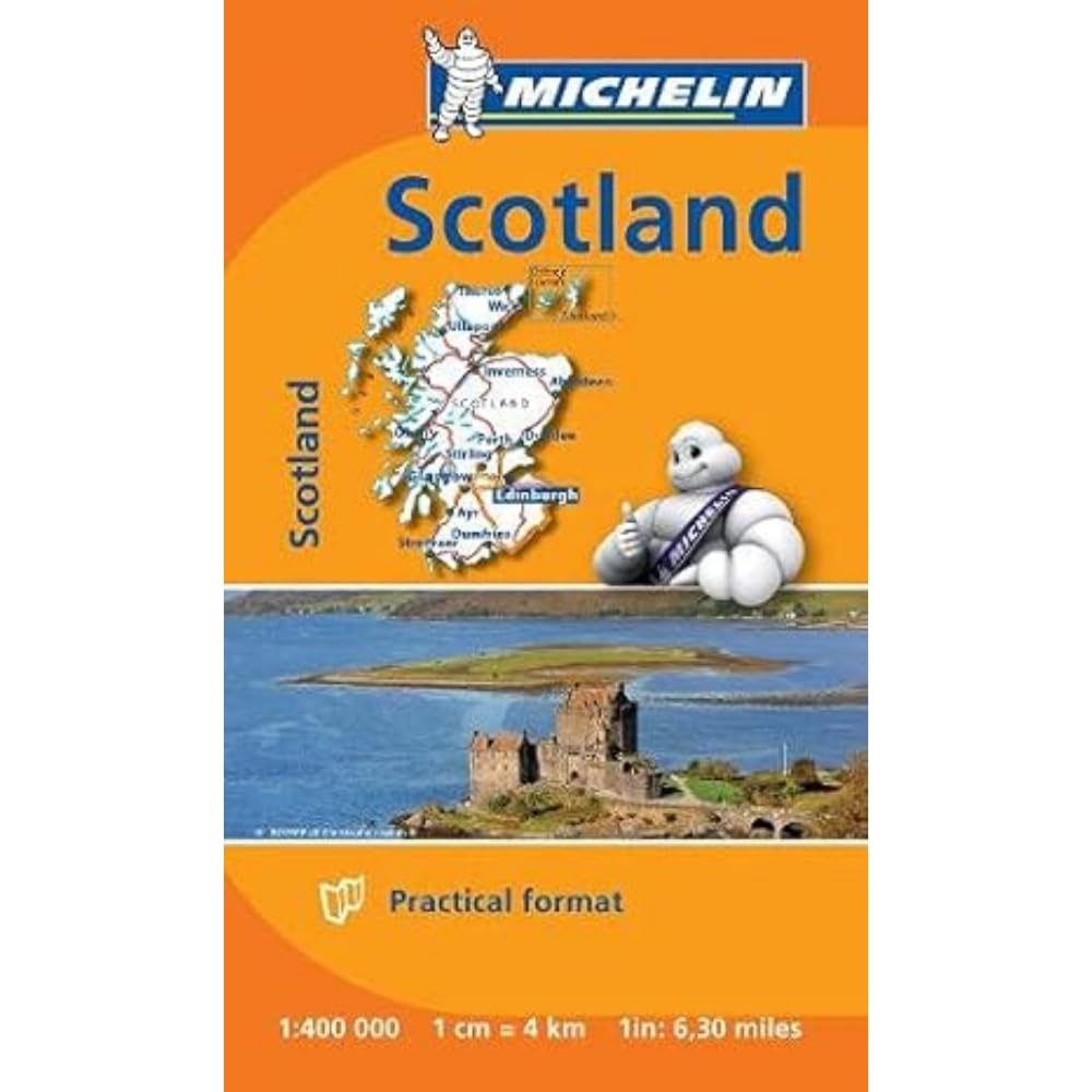 Scotland - Michelin Mini Map 8501: Map by Michelin SHEET MAP 9782067192577