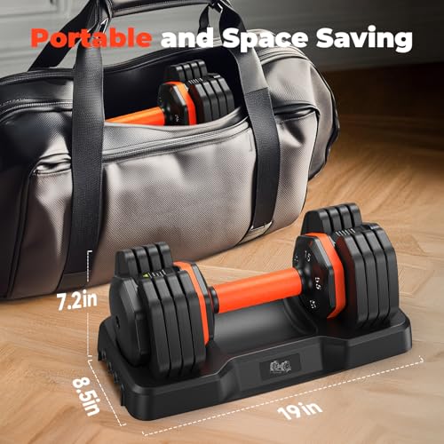 Adjustable-Dumbbells-Set-25LB-Adjustable-Weights-510152025lbs-Adjustable-Dumbbell-Pair-50LBS-Dumbbell-Anti-Slip-Handle-for-Exercise-Fitness-Workout-Adjustable-dumbbell-set-2