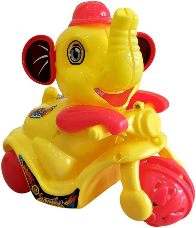 Elephant Ride on Motorcycle Toy Vehicle, Small