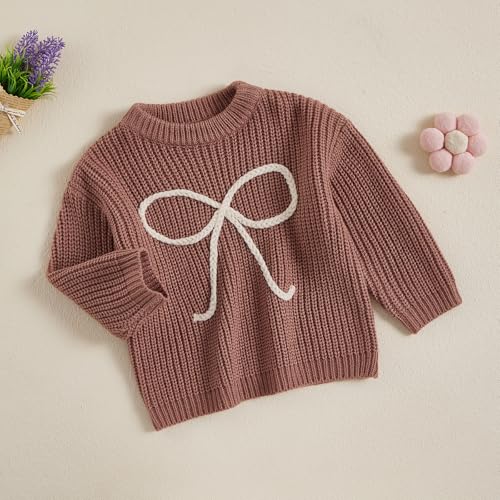 Toddler Baby Girl Strawberry Sweater Big Sis Letter Embroidery Knit Sweaters Crewneck Sweatshirt Fall Winter Clothes2