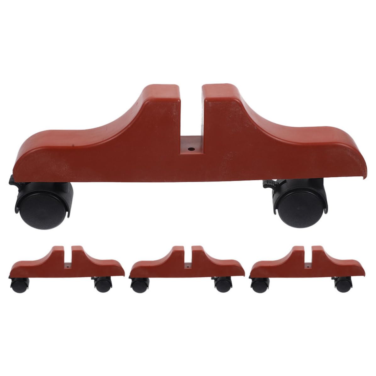 Base de séparateur de pièce mobile réglable en hauteur avec roulettes lot de 4