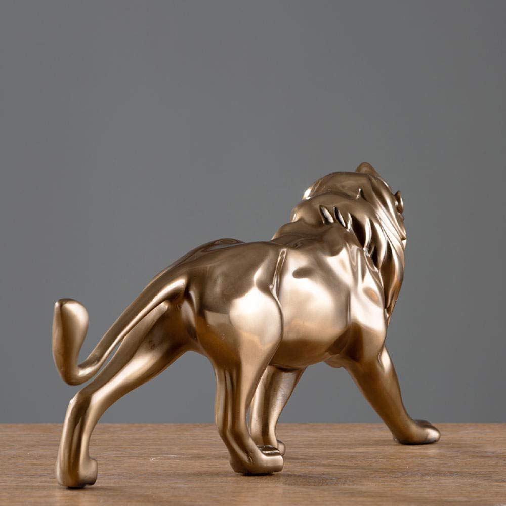 ノーティーZOO ライオン ミニチュアマスコット 置物 飾り 銅製