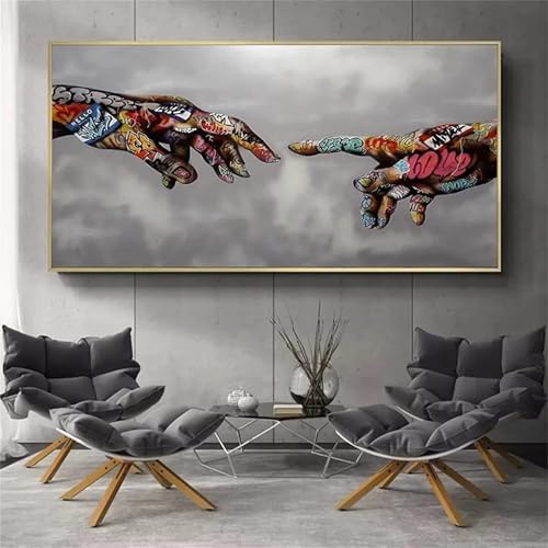 Painting Diamant 5D Grand Format Toile Anti Stress Main Colorée