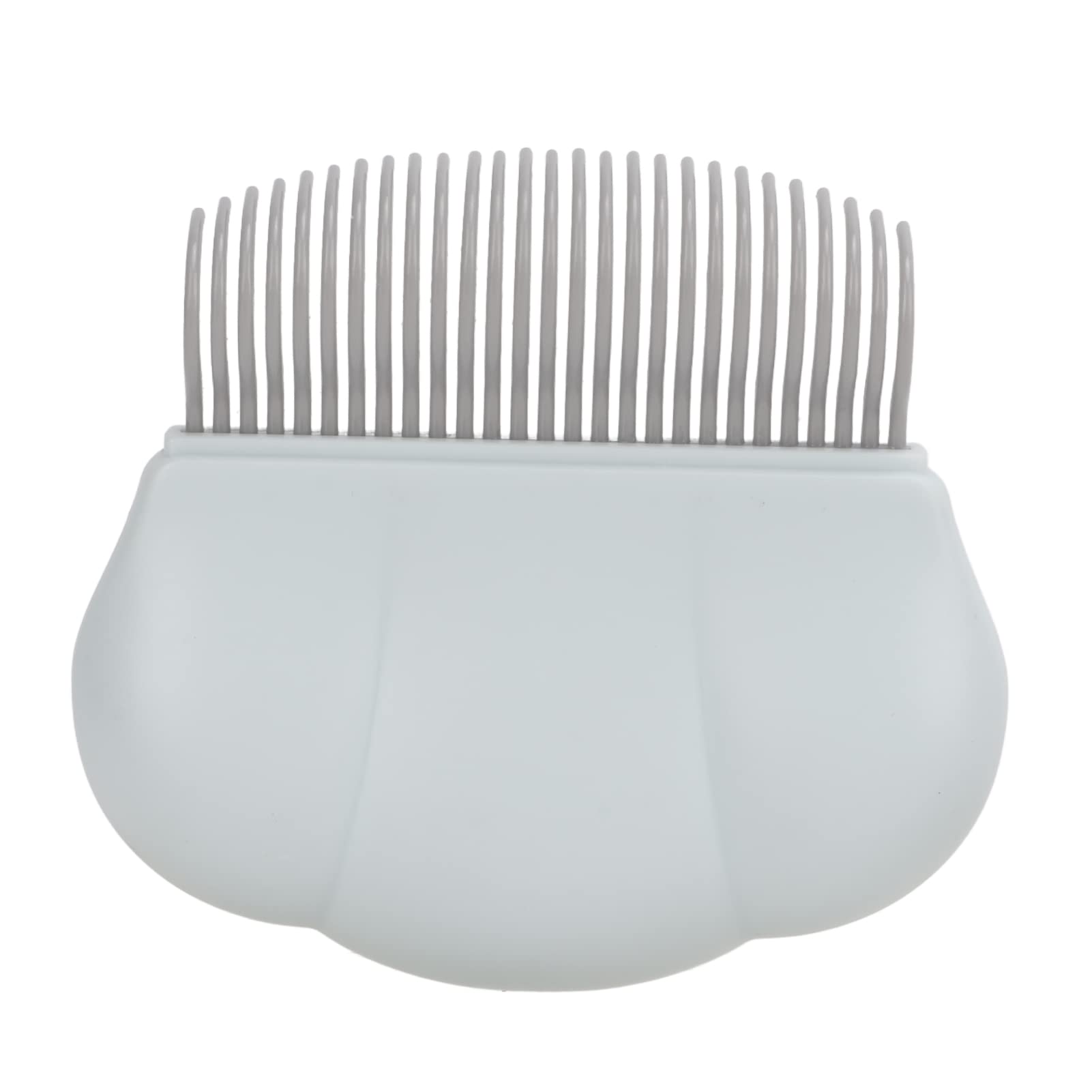 Gavigain Cat Shell Comb Remove Floating Hair Pet Short Long Hair Removal Massaging Shell Comb ABS 3.3 x 3.5in (Blue)