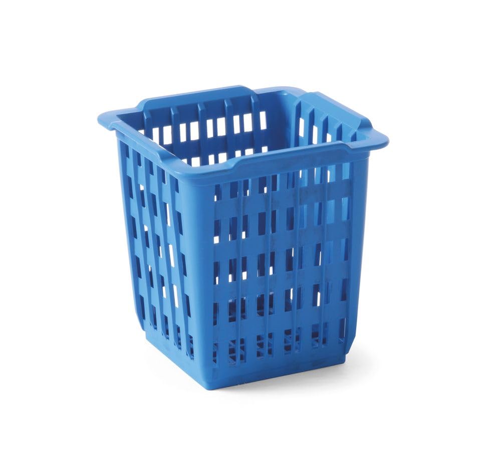 HENDI Besteckköcher, für Geschirrspülmaschinen, Besteckkorb, Spülmaschinenkorb, Küchenutensilienhalter, 125x84x(H) 135mm, Polypropylen, blau
