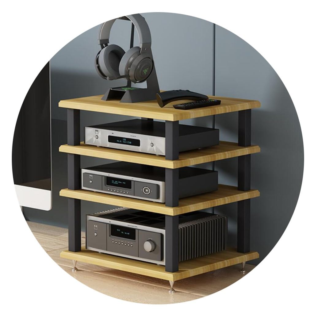 2/3/4-poziomowa szafka audio HiFi – wielowarstwowa stojąca półka na płyty AV, stojak multimedialny dla audiofilów, kina domowego i entuzjastów muzyki