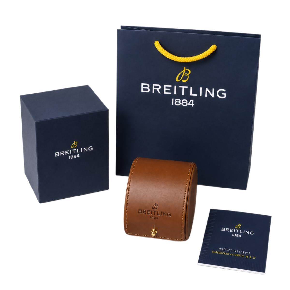 Caja de Relojes de Madera Maciza Soporte de Reloj con Cojín con Cojín Interior Tapa Abatible Cierre Metálico para Breitling Superocean