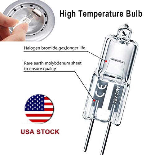 G4 Light Bulb, G4 Halogen Bulbs 20W, 10Pcs G4 Bulb 12V Ac/Dc Dimmable, G4 Bi-Pin Base 2800K Warm White With Long Lasting Lifetime, High Brightness 300Lm T3 Jc Type, G4 Light For Cabinet Light Bulbs. #TOP4