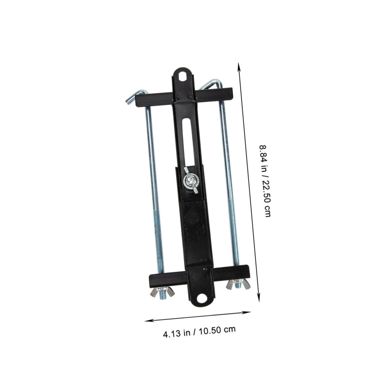 Support de Batterie Automobile 2 Pièces en Métal Réglable