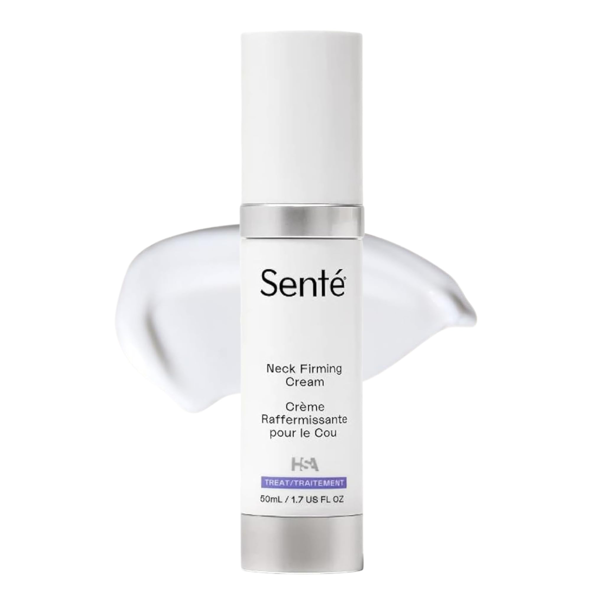 - Senté Firming Neck Cream for Crepey Skin & Vertical Lines | Lifts, Firms & Smooths Neck & Décolleté | HSA, Caffeine, Vitamin C | 1.7 Fl Oz