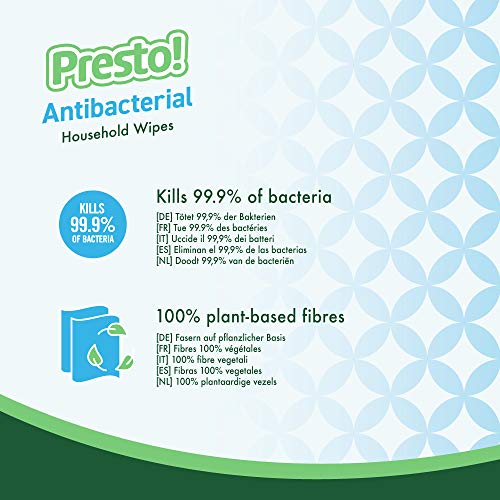 Amazon-merk - Presto! Biologisch afbreekbare antibacteriële multifunctionele doekjes voor huishoudelijk gebruik… - Image 5