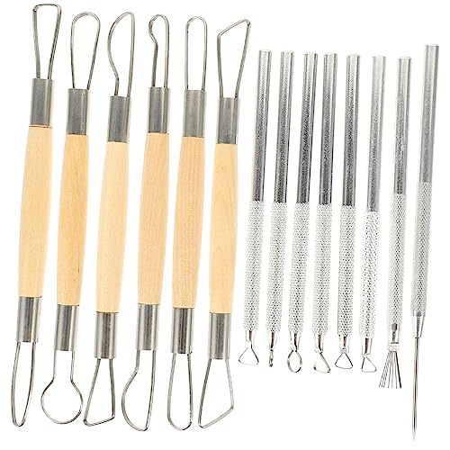 Operitacx 1 Set Multi Function Carving Chisel Hand Engraving Tool Kit for Woodworking Precision Hand Carving for Beginners and Professionals Comfortable Grip for Easy Control