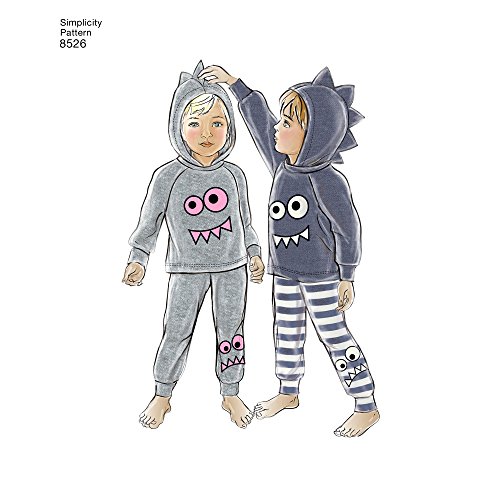 Simplicity Toddler And Child's Knit Top, Hat, And Pants Sewing Patterns, Sizes 1/2-8 #TOP1