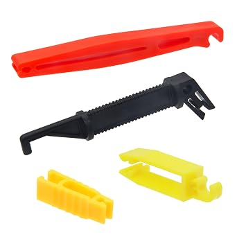 4-Piece Mini Plastic Fuse Removal Tool Kit - Car, Motorcycle, Truck Fuses