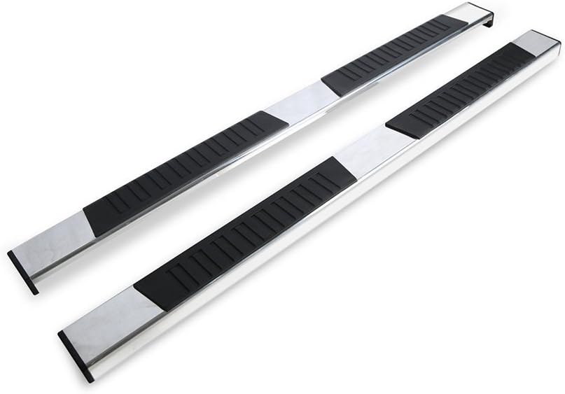 2pcs for 07-17 Toyota Tundra Crewmax 6" Silver Aluminum Side Step Nerf Bars