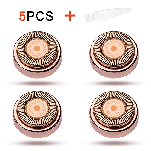 Facial Hair Remover Replacement Blade Heads,Women's Painless Hair Remover Replacement Heads (4 Count)