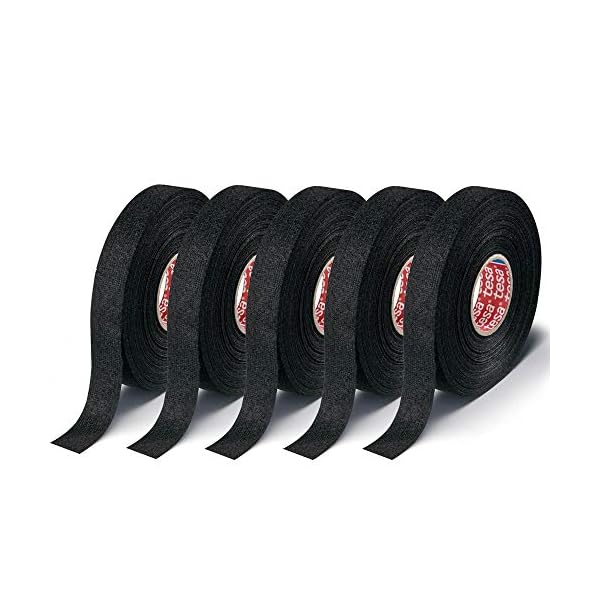 Tesa 51608, 15m X 19mm Adhesive Wiring Loom Cloth Tape Original Isoband 5 Pcs Pack by Tesa
