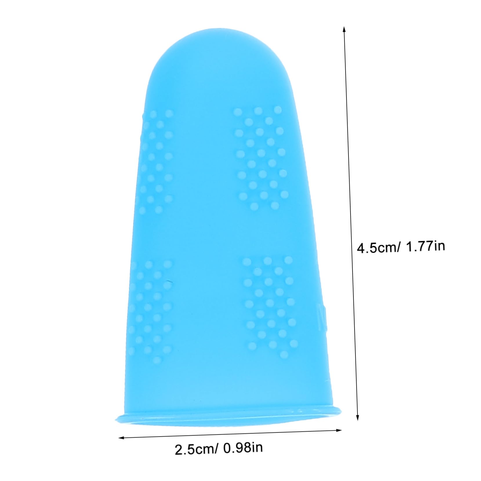 FOMIYES Fingertip Protective Covers 10pcs Silicone Finger Sleeves for Hot Glue Guitar Sewing Scalding Non-Slip