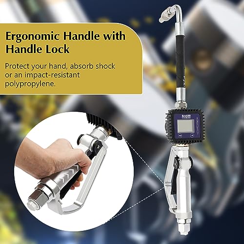 Dyrabrest GUN-0903 Heavy Duty Air Operated Oil Transfer Pump Digital Petrol Motor Oil Fluid Dispenser Pump Control Valve Meter Nozzle thumb #2